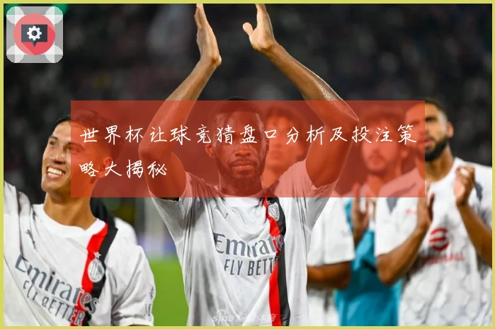 世界杯让球竞猜盘口分析及投注策略大揭秘
